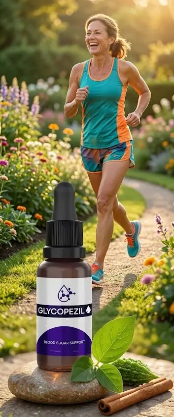Active woman demonstrating metabolic health supported by GlycoPezil